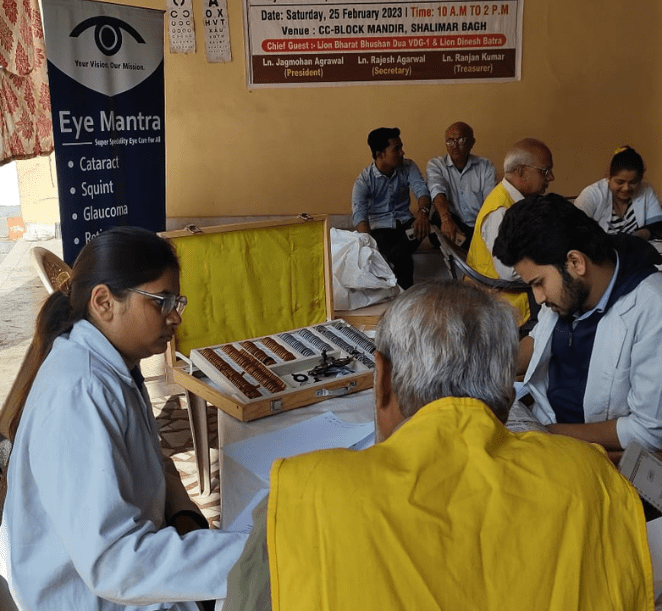 free eye checkup camp